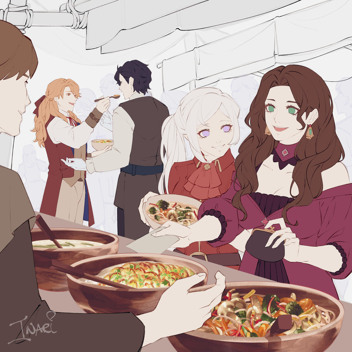 cleaned lines and base color